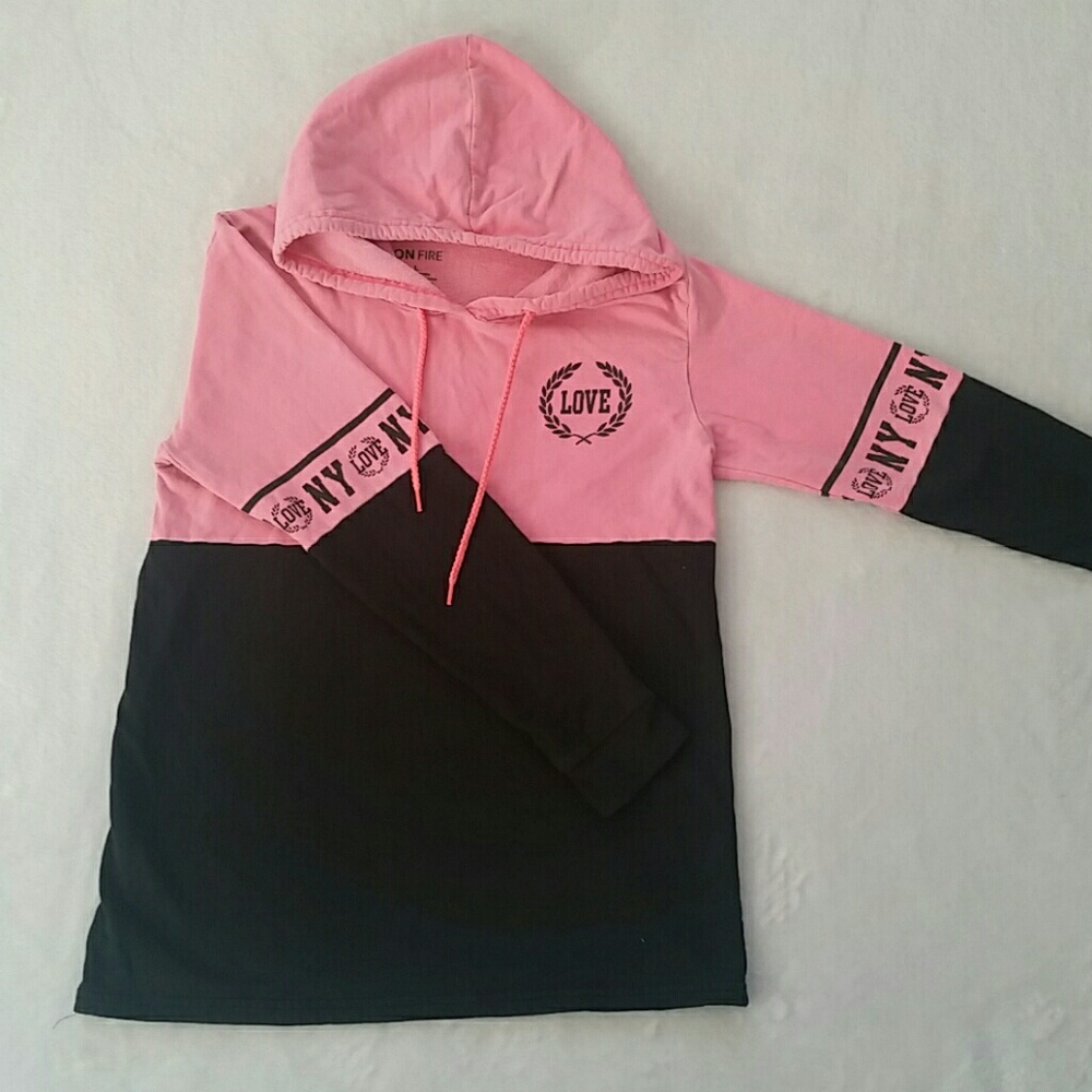 Pink Love Hoodie L.